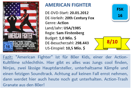 American Fighter - Bewertung